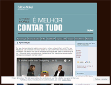 Tablet Screenshot of emelhorcontartudo.com